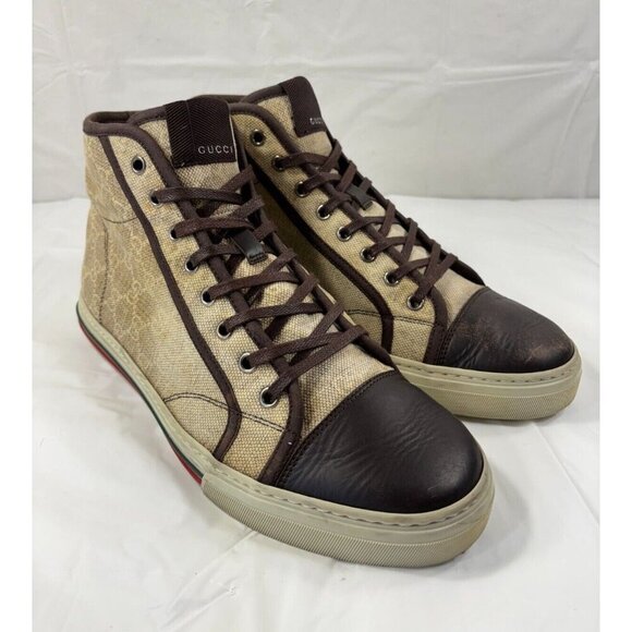 Gucci California GG Beige Canvas Sneakers